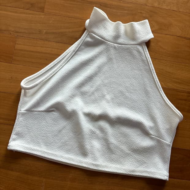 Boohoo 화이트 나시