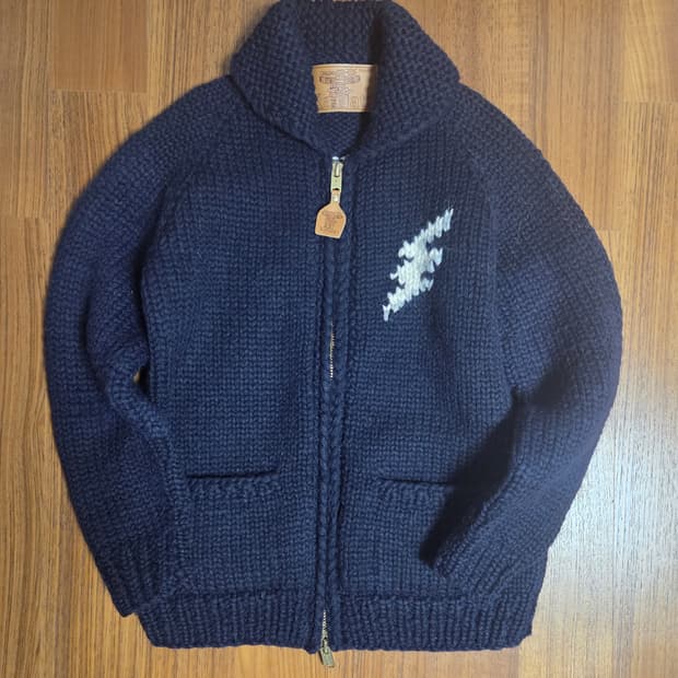 카나타 코위찬 짚업 카디건 자켓 네이비