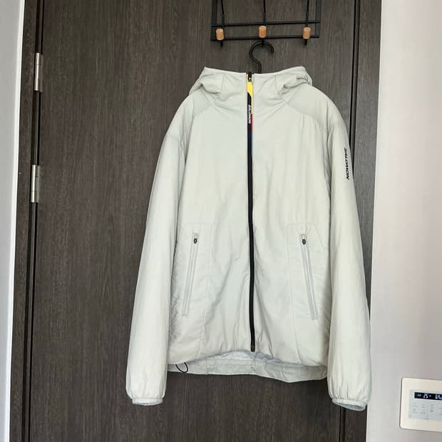 살로몬 모디세이 패딩자켓 라이트그레이