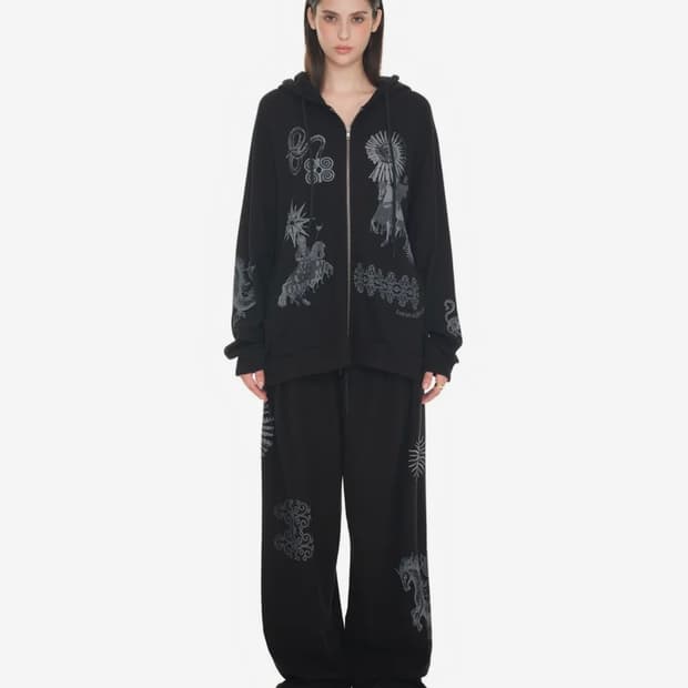 투머치택스 후드집업 바지 세트