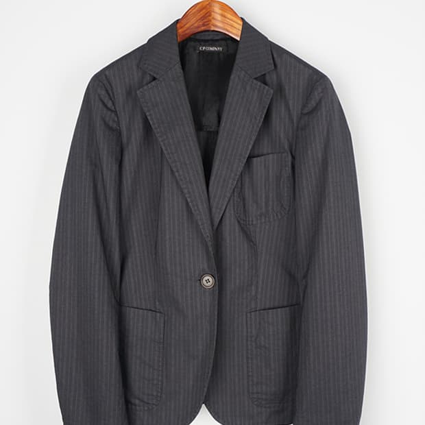  C.P COMPANY pinstripe tailored blazer