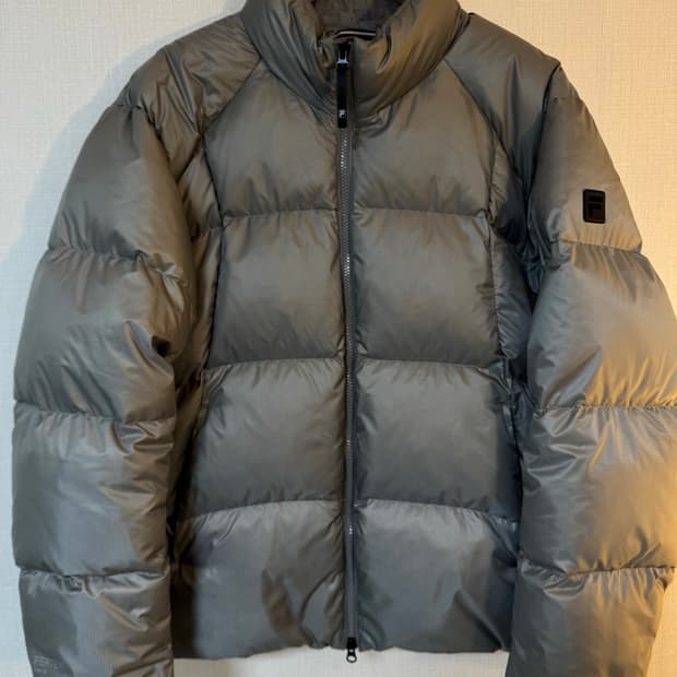 [XL]휠라 FILA 퍼텍스 유니 플로우 다운 패딩 그레이