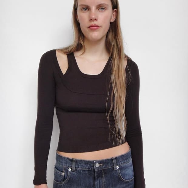 [M]기마구아스 Étoile 니트/브라운