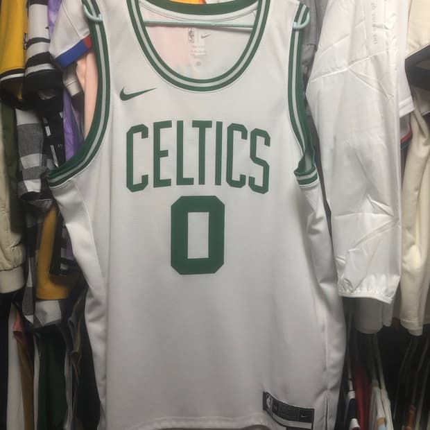 (새거급) 나이키 NBA 보스턴 셀틱스 제이슨 테이텀 스윙맨 홈유니폼져지