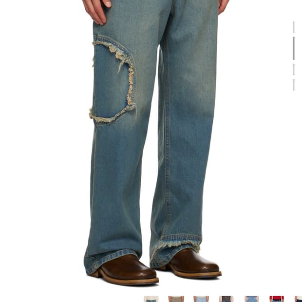 에드워드 커밍 블루 서클 윈도우 데님