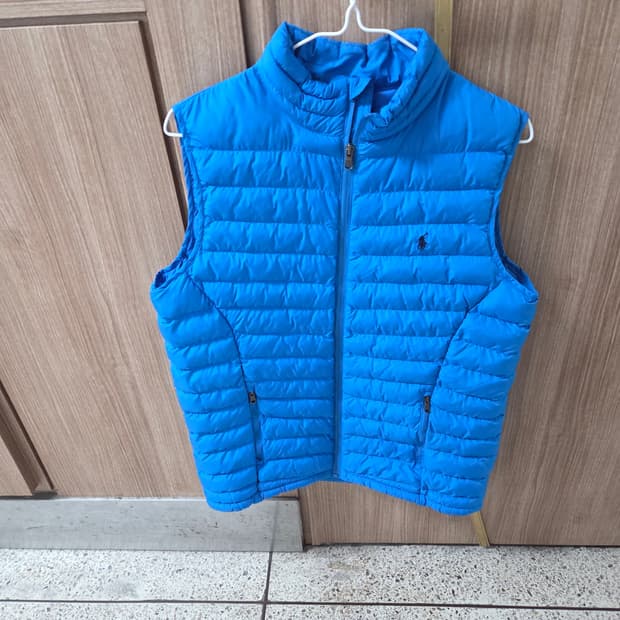 폴로 랄프로렌 블루 경량 패딩 조끼