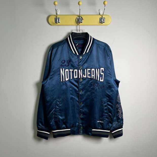 Noton jeans 노튼 진스 네이비 스타디움 자켓 L