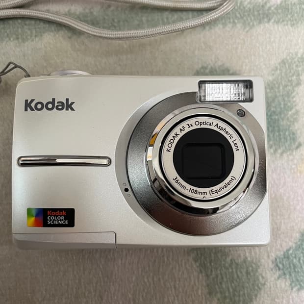 코닥 c613 펄화이트 빈티지 디카 카메라