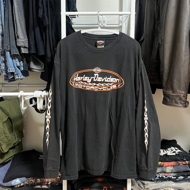 Harley Davidson Chain Flame L/S