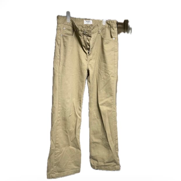 TEXX 세미플레어 팬츠 카키베이지 32사이즈