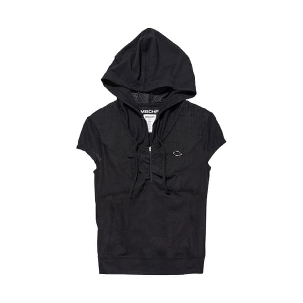 미스치프 mischief 후드 트랙 집업 블랙