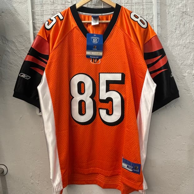 NFL X 리복 신시내티 뱅골스 오렌지 럭비져지 XL