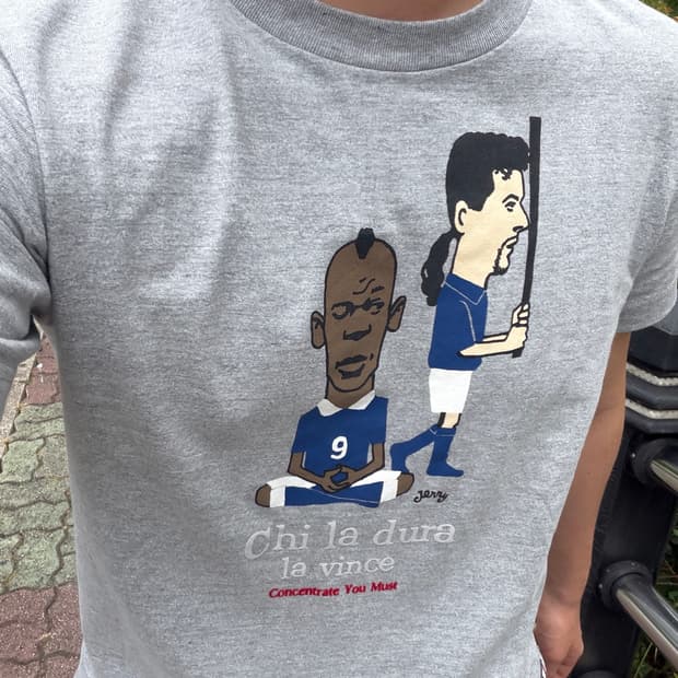사커정키 이탈리아 발로텔리 바조 그래픽 반팔티 