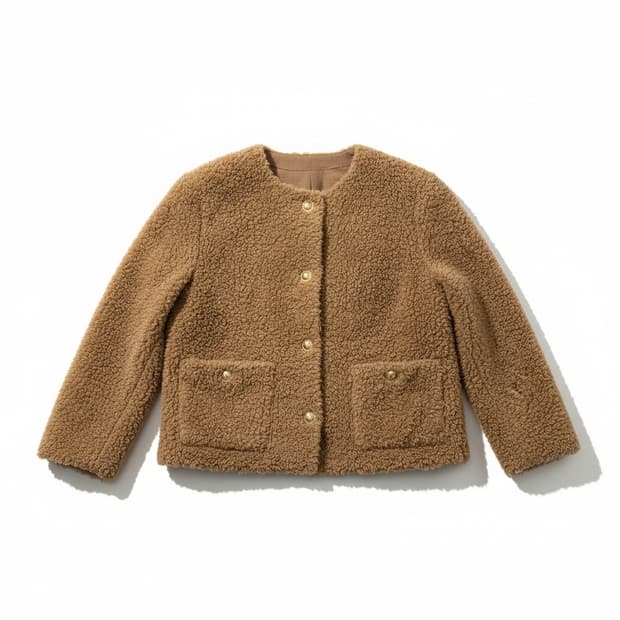 city gee 양털 자켓