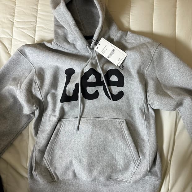 Lee 리 회색 후드티