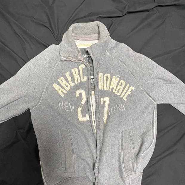 아베크롬비 그레이 집업 small