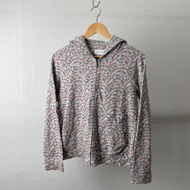 츠모리 치사토 리버티 플라워 후드 집업