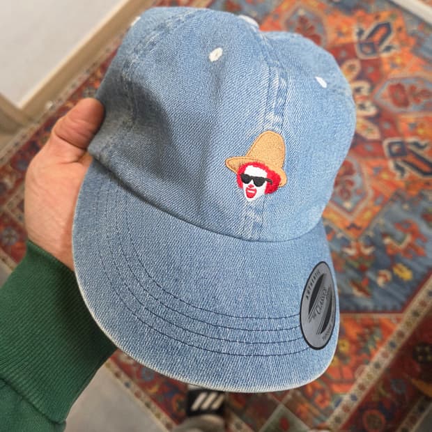 크리틱 빈티지 맥도날드 데님모자 프리
