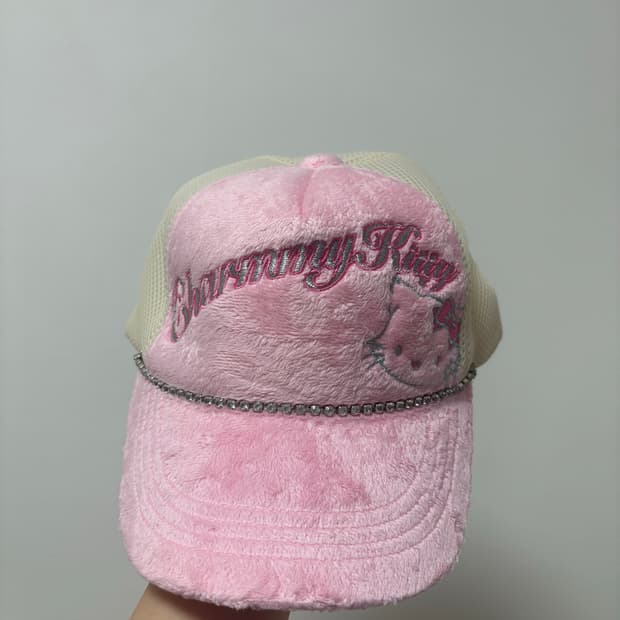 급처할인) 미사용 고전 헬로키티 캡모자 챠미키티 갸루