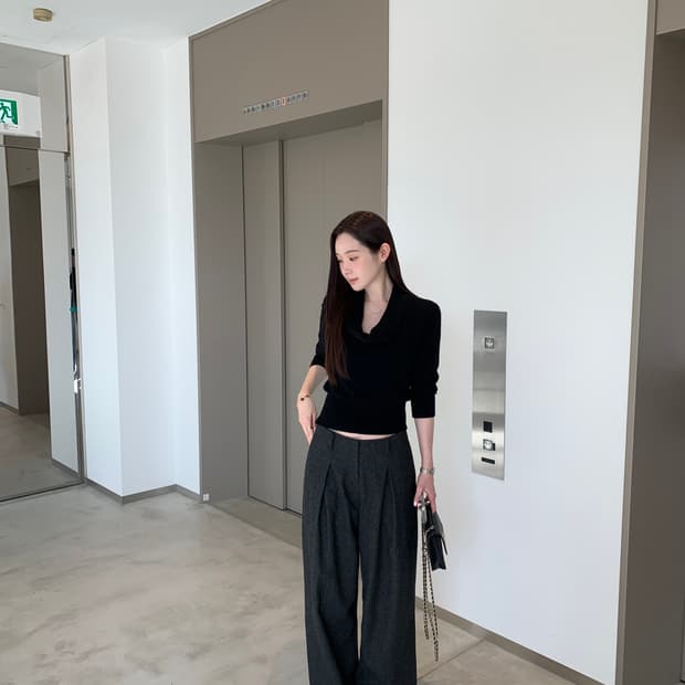 오브제스트 울 슬랙스 판매해요