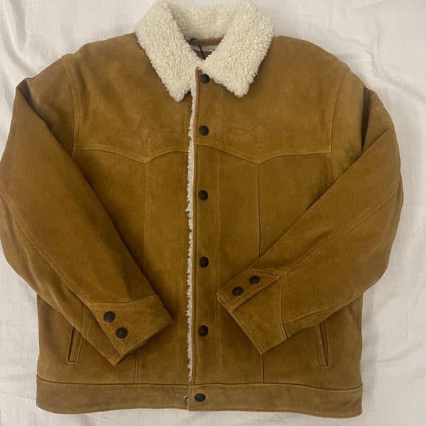 리바이스/스웨이드 쉐르파/S사이즈 새상품