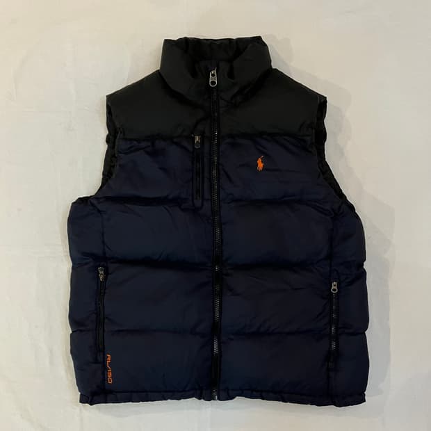 폴로 랄프로렌 덕다운 패딩조끼 베스트 네이비