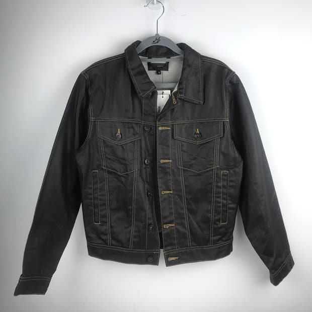 코팅 데님 트러커자켓 청자켓 레더 워크디트로이트 아이젠하워 빈티지가죽점퍼