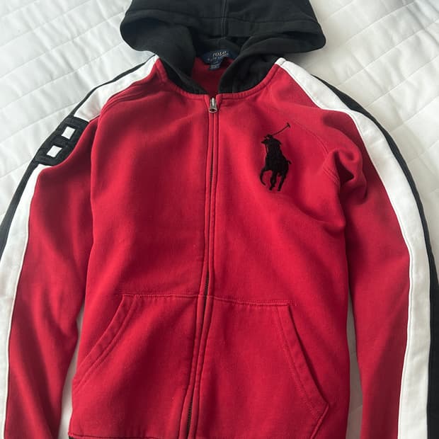 폴로 빅포니 후드집업