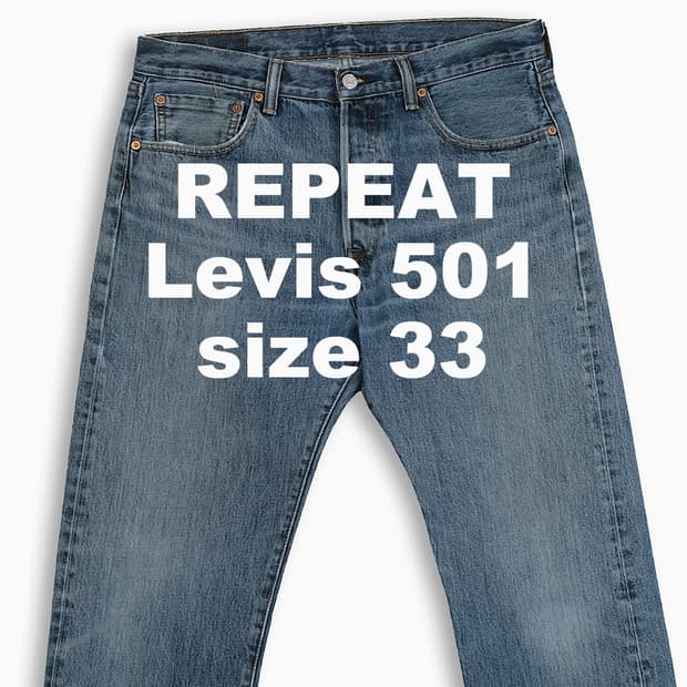 빈티지 리바이스 501  중청 33 인치 LV50133474