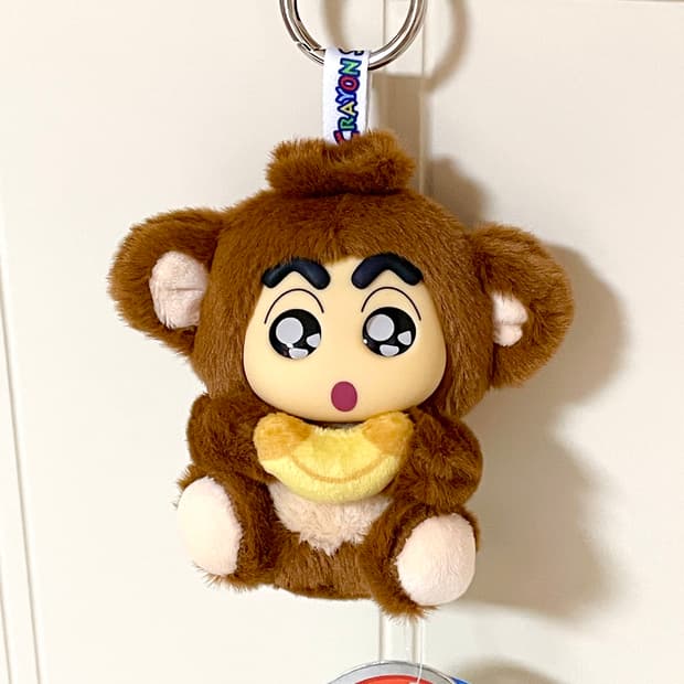 짱구 라부부 동물 원숭이 키링