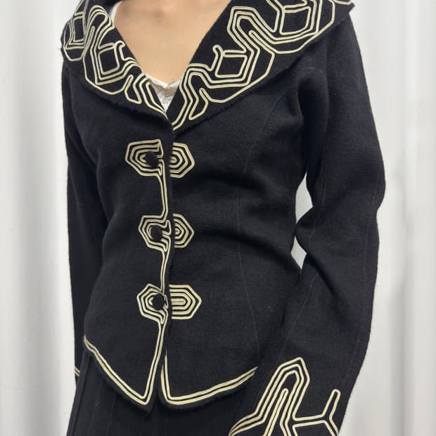 hiroko koshino ethnicdetail  jacket