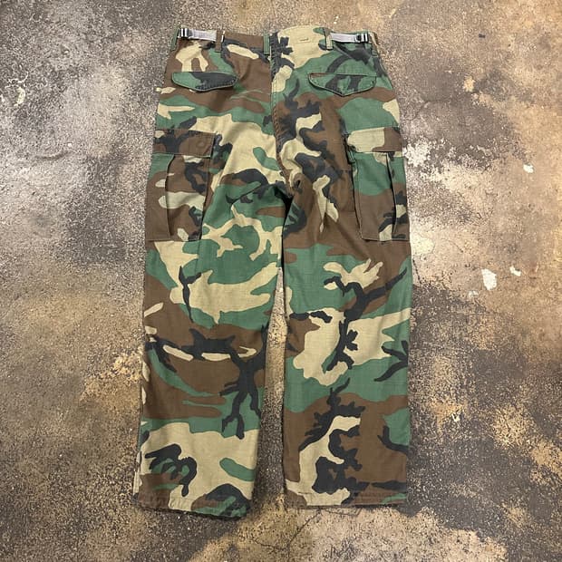 빈티지 80s M65 우드랜드 필드 팬츠