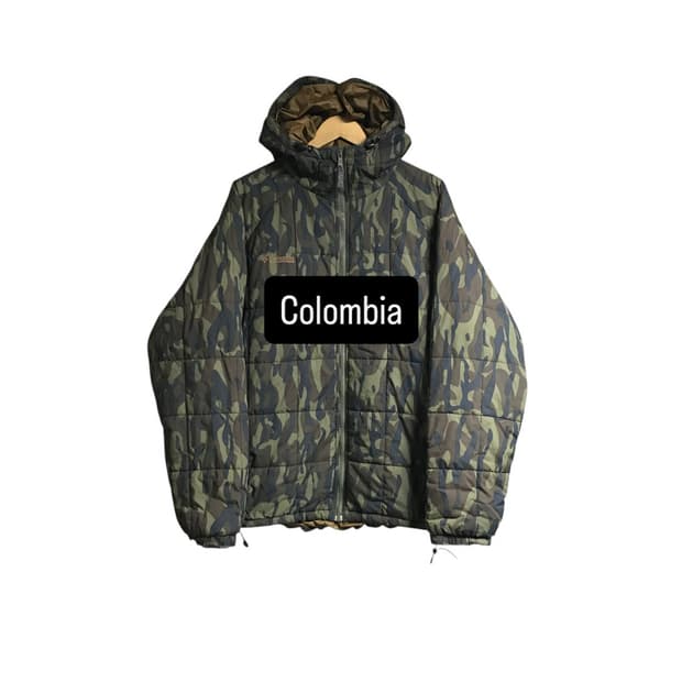 컬럼비아 카모플라쥬 일제 고프코어 반자켓점퍼(플렛폼 여러곳에 10이상 판