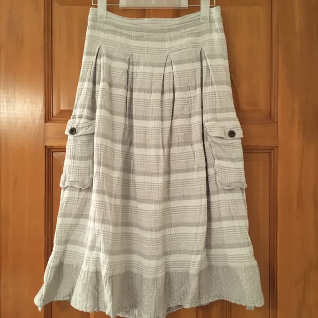 Soft Ice Gray Skirt