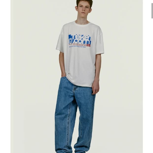 테켓 folder tee 화이트 M
