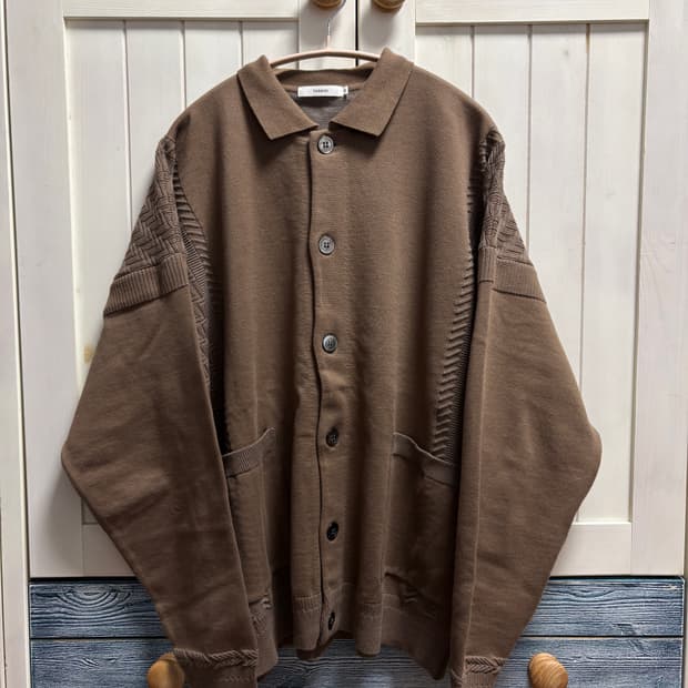 야시키 니트 가디건 브라운 2사이즈