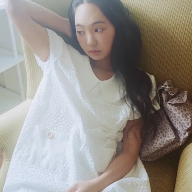 제인 퍼프 미니 드레스 (화이트)