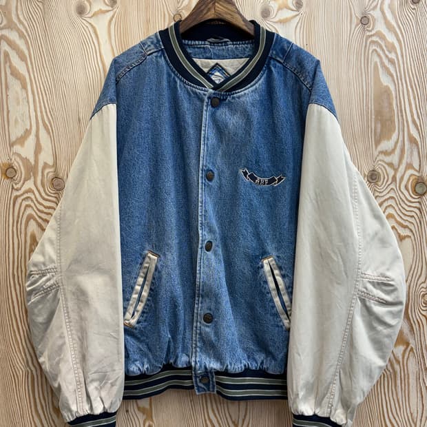 Gear for sports 데님 바시티자켓