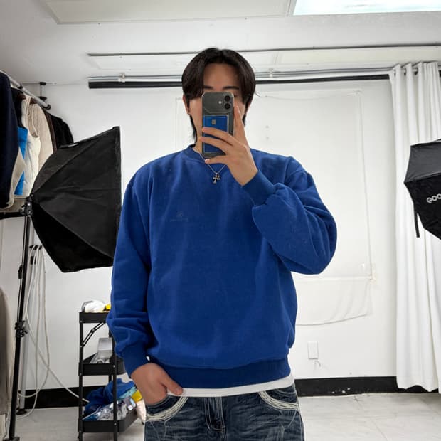 a299) 발렌시아가 빈티지 맨투맨