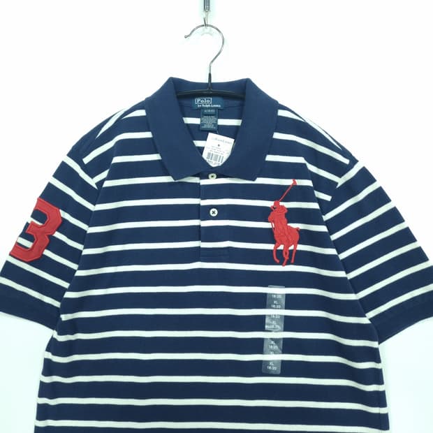 폴로 랄프로렌 빅포니 스트라이프 반팔 폴로