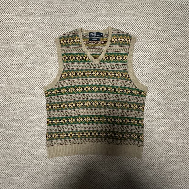 POLO RALPH LAUREN fair Isle hand knit