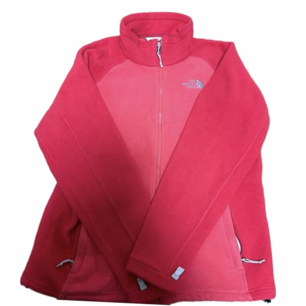 노스페이스 후리스 빈티지 나그랑 배색 코랄 핑크 여성용 아우터 자켓