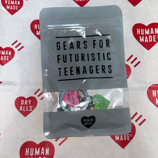 휴먼 메이드 하트 참 키링 미개봉 새상품