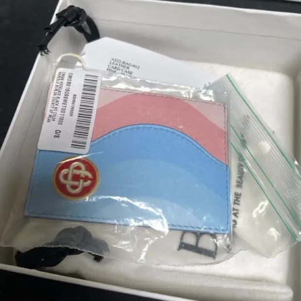 카사블랑카 가죽 카드 케이스 카드지갑