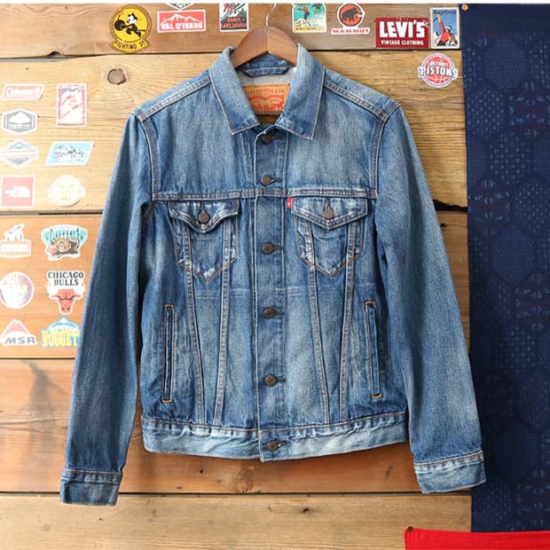 LEVIS 리바이스 워싱 가공 데님자켓
S