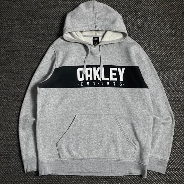 오클리 빅로고 올드스쿨 후드 티셔츠o 4898