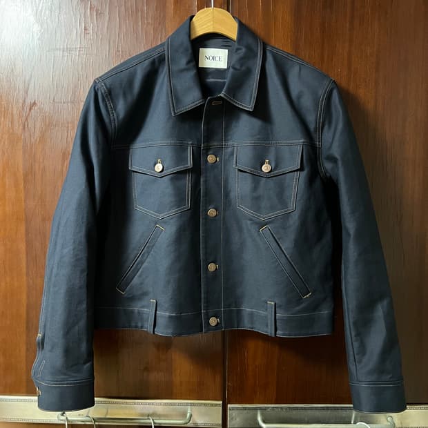 (L) 노이스 트러커 워크 자켓 다크 네이비