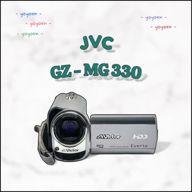 JVC GZ-MG330 빈티지캠코더