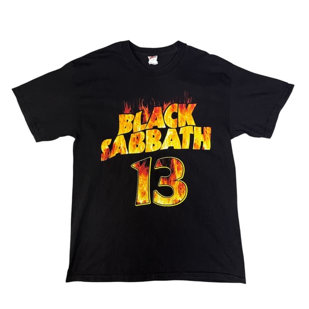 빈티지 블랙사바스 BLACK SABBATH 13 북미 투어티 L