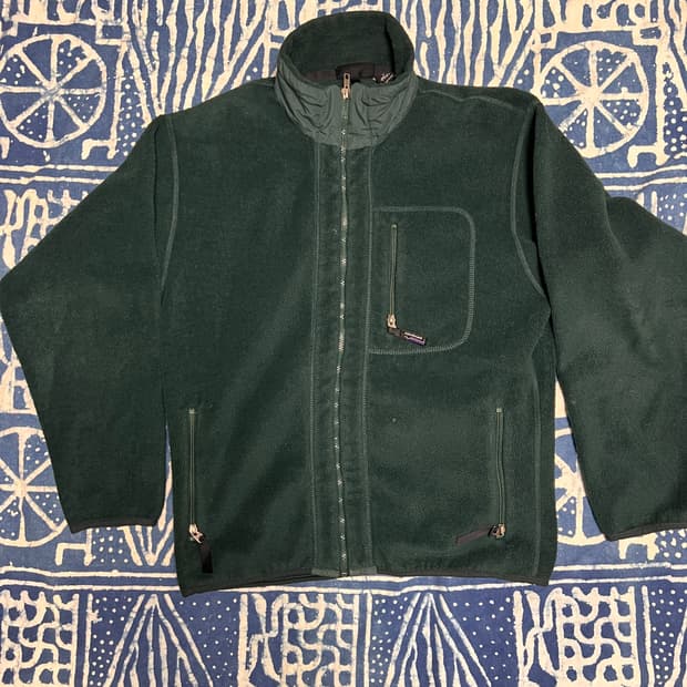 파타고니아 신칠라 그린 집업 자캣 (m) made in usa